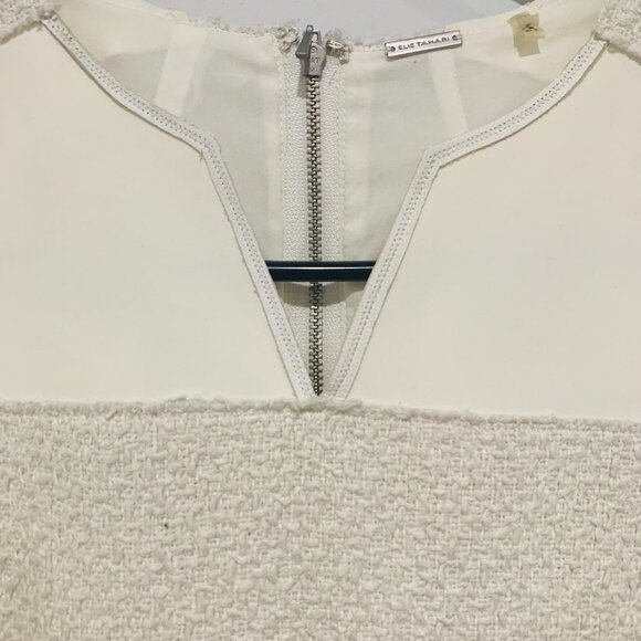 Elie Tahari White Women Office Dress Size US 0 - Picture 3 of 9